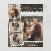 Rustikale Weihnachtsbeleuchtung 4 Foto Weihnachtsk (Vorderseite)