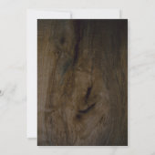 Rustikale Weihnachtsbeleuchtung 4 FotoCollage Feiertagskarte (Rückseite)