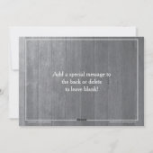 Rustikale Weihnachtsbunt-Fotokarten Feiertagskarte (Rückseite)