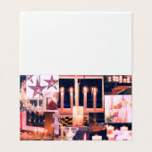 Rustikale Weihnachtsdekoration Collage Card (Außenseite Aufgefaltet)