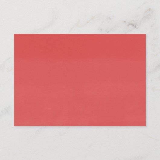 Rustikale Weihnachtsdusche Begleitkarte (Rückseite)