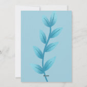 Rustikale Weihnachtsfamilie Feiertagskarte (Rückseite)