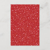 Rustikale Weihnachtsfeier Begleitkarte (Rückseite)