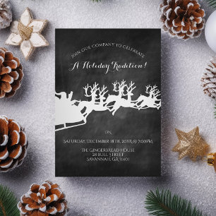 Rustikale Weihnachtsfeier der Firma Einladung