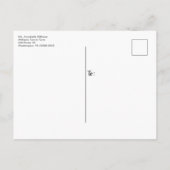 Rustikale Weihnachtsfeier Einladung (Rückseite)