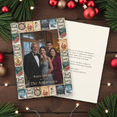 Rustikale Weihnachtsfeier Foto Feiertag Einladung