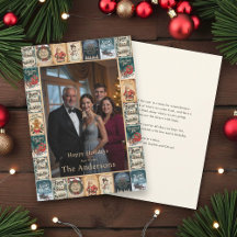 Rustikale Weihnachtsfeier Foto Feiertag