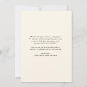 Rustikale Weihnachtsfeier Foto Feiertag Einladung (Rückseite)