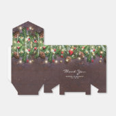 Rustikale Weihnachtsfeier Geschenkschachtel (Ungefaltet)