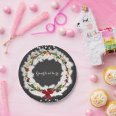 Rustikale Weihnachtsfeier Pappteller (Party)