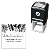 Rustikale Weihnachtsfeier Permastempel (Beispiel)