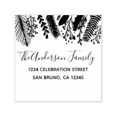 Rustikale Weihnachtsfeier Permastempel (Design)