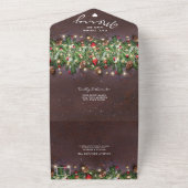 Rustikale Weihnachtsfeier UAWG All In One Einladung (Außenbereich)