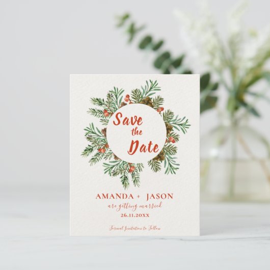 Rustikale Weihnachtsfeiern in den roten Bergen Sav (Stehend Vorderseite)