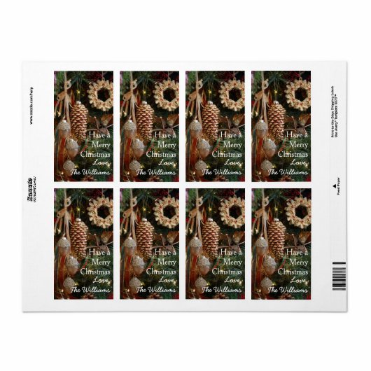 Rustikale Weihnachtsfeiertage (Vorne)