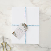 Rustikale Weihnachtsfeiertage mit weißer Pine Geschenkanhänger (Mit Garn)