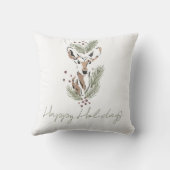 Rustikale Weihnachtsfest Kissen (Rückseite)