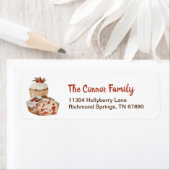 Rustikale Weihnachtsgebäck Leckereien Rücksendeadr (Insitu)