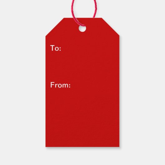 Rustikale Weihnachtsgeschenke Geschenkanhänger (Rückseite)