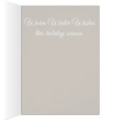 Rustikale Weihnachtshütte Wintersolstice Wald (Innen (Rechts))