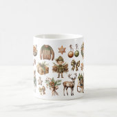 Rustikale Weihnachtsjubilee-Tasse Kaffeetasse (Mittel)