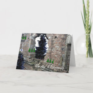 Rustikale Weihnachtskarte Feiertagskarte