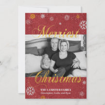 Rustikale Weihnachtskarte