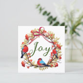 Rustikale Weihnachtskarte oder Urlaubskarte Einladung (Stehend Vorderseite)