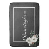 Rustikale Weihnachtskiefer Badematte (Vorderseite Vertikal)