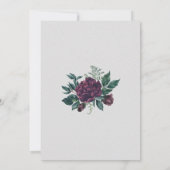 Rustikale Weihnachtslandschaft - botanischer Unter Einladung (Rückseite)