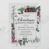 Rustikale Weihnachtslandschaft - botanischer Unter Einladung (Vorne/Hinten)