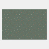 Rustikale Weihnachtslieder Festspiele Geschenkpapier Set (Vorderseite 2)