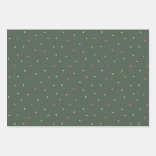 Rustikale Weihnachtslieder Festspiele Geschenkpapier Set (Vorderseite 2)