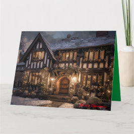 Rustikale Weihnachtsmagie Karte