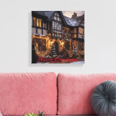 Rustikale Weihnachtsmagie Leinwanddruck (Insitu (Wohnzimmer))