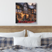 Rustikale Weihnachtsmagie Leinwanddruck (Insitu (Schlafzimmer))