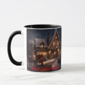 Rustikale Weihnachtsmagie Tasse (Links)