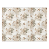 Rustikale Weihnachtsmänner Tischdecke (Vorderseite (Horizontal))