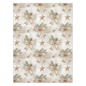 Rustikale Weihnachtsmänner Tischdecke (Vorderseite)