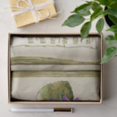 Rustikale Weihnachtsmusik mit Violetten Seidenpapier (Geschenk)