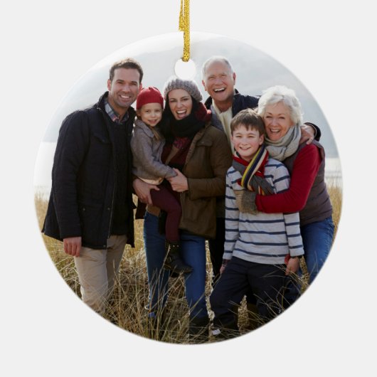 Rustikale Weihnachtsschmuck Foto (Hinten)