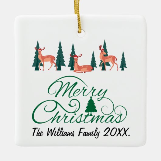 Rustikale Weihnachtsschmuck Foto (Vorderseite)