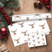 Rustikale Weihnachtsschmuck Geschenkpapier