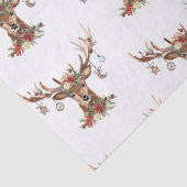 Rustikale Weihnachtsschmuck Seidenpapier (Detail)