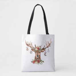 Rustikale Weihnachtsschmuck Tasche