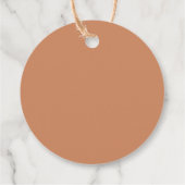 Rustikale Weihnachtsstove Potpourri Geschenkanhänger (Rückseite)