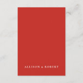 Rustikale Weihnachtsstraßen Begleitkarte (Rückseite)