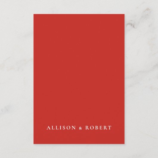 Rustikale Weihnachtsstraßen Begleitkarte (Rückseite)