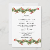 Rustikale Weihnachtsstraßen Einladung (Vorderseite)