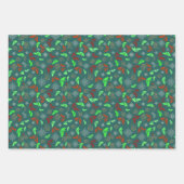 Rustikale Weihnachtsvibes Geschenkpapier Set (Vorderseite 3)